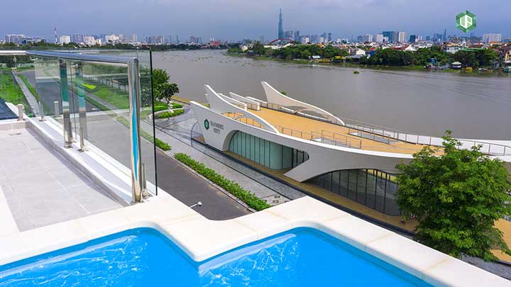 hồ bơi biệt thự vạn phúc mansion