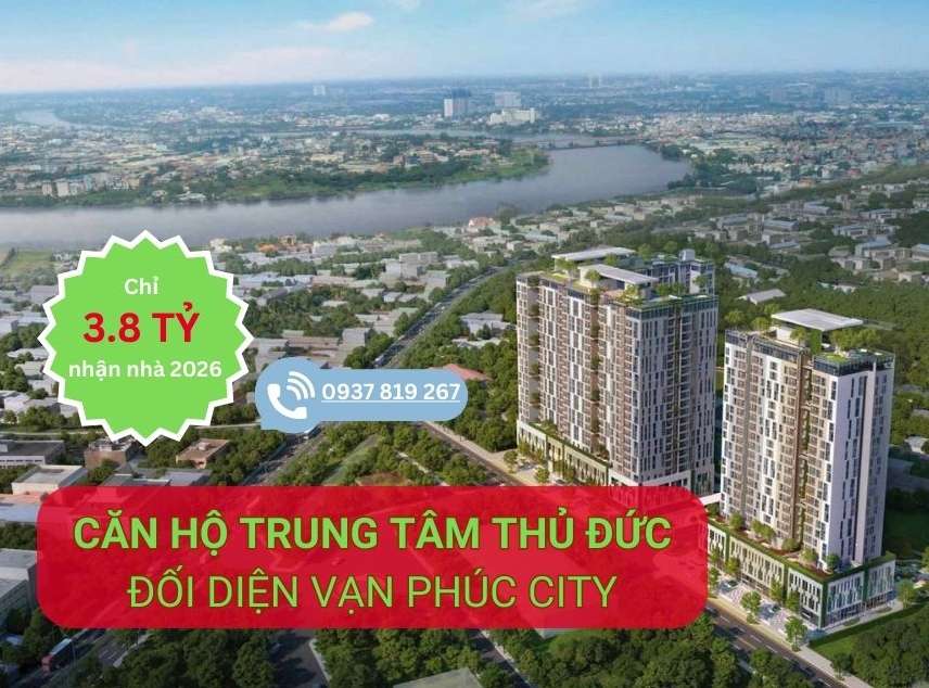 Căn hộ đối diện Vạn phúc city