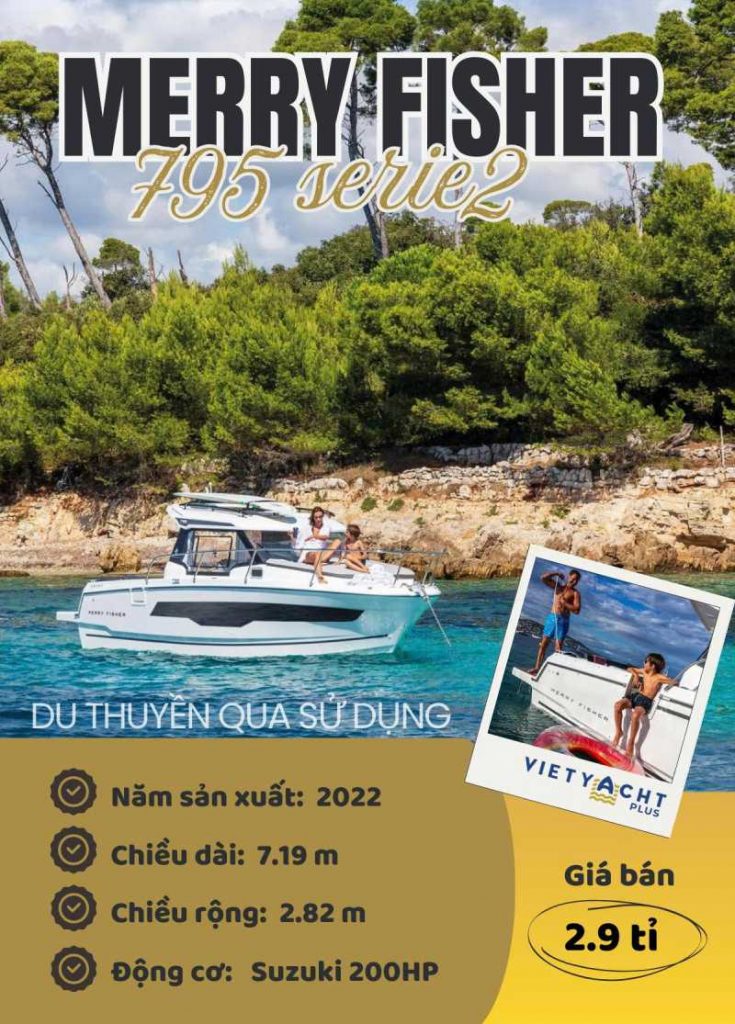 bán du thuyền Marry Fisher 795