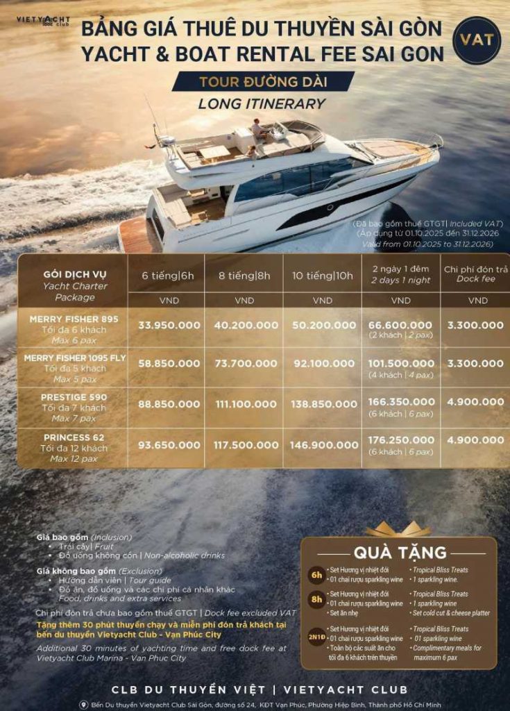 Dịch vụ tour du lịch sông Sài Gòn