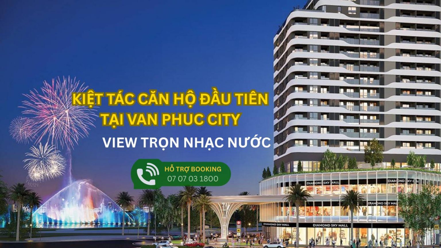 Căn hộ Van Phuc City View nhạc nước